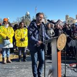 Congressman Crow speaks at annual Denver Marade