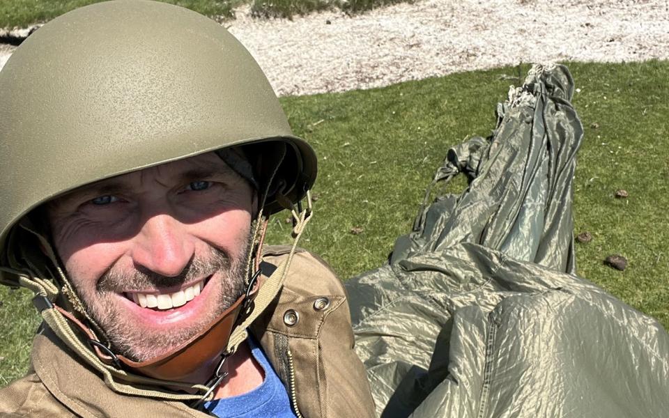 Rep. Crow lands safely at Normandy