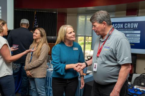Coloradans at Rep. Crow's job fair