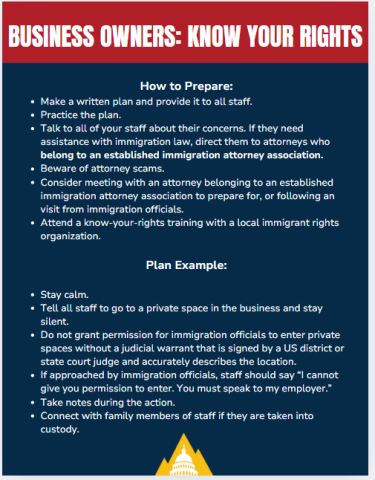 Business Owners - Know Your Rights