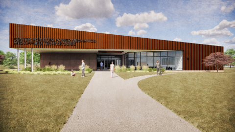 Rendering of The Center for STEM, Power Mechanics and Applied Technologies
