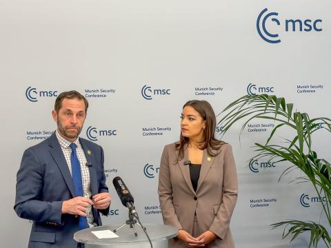 Crow, Ocasio-Cortez Speak at Munich Security Conference