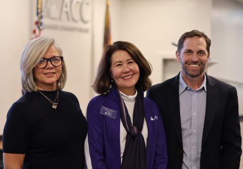 Congressman Crow at his annual job fair with leaders from Arapahoe Community College